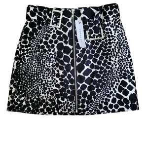Topshop animal‎ print skirt size 6 new